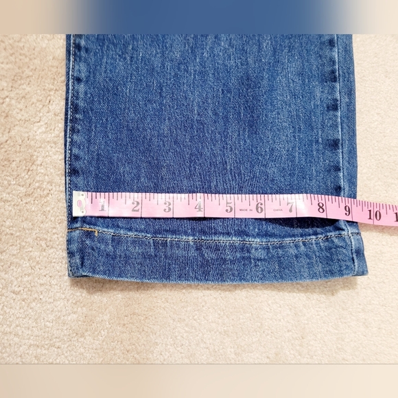 JAG Jeans Sophia Wide Leg Crop Jeans Women’s Size 8 / 30 Blue Stretch Denim - Picture 10 of 13